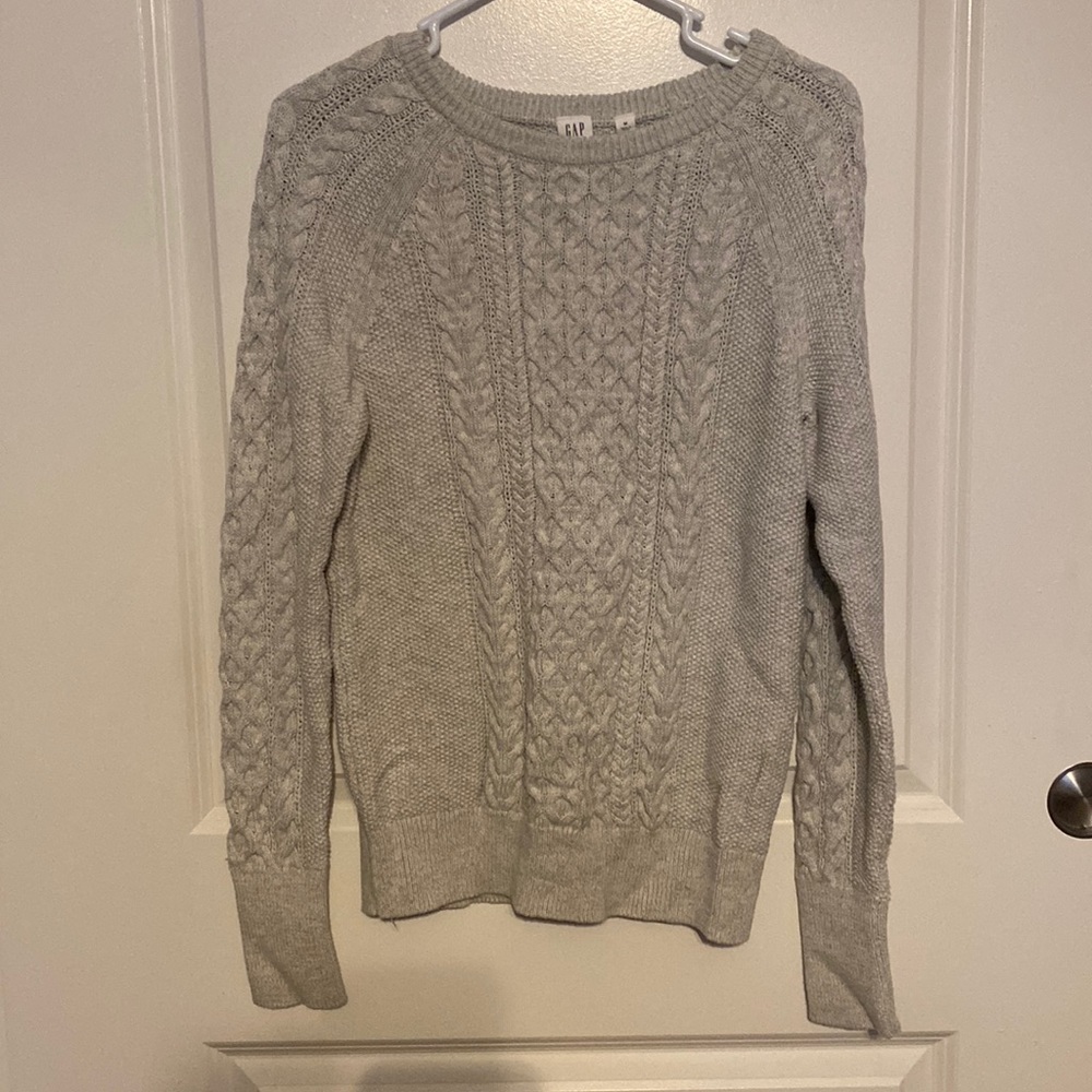 Cable knit sweater